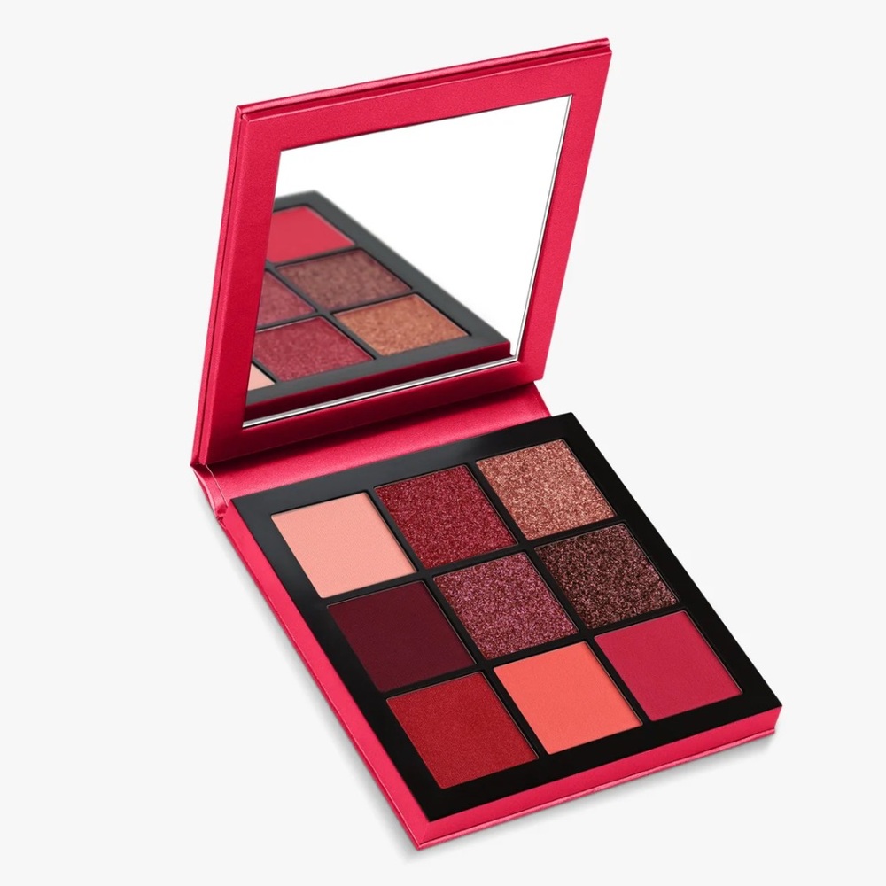 HUDA BEAUTY Red and Pink Eyeshadow Palette with Rich Pigments